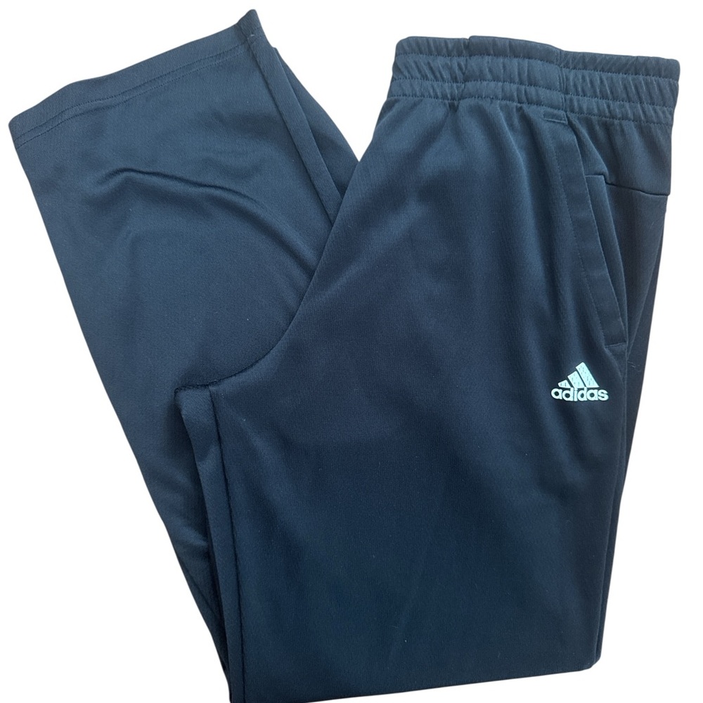 Adidas Men’s Black Athletic Track Style Pants Soccer Futbol Men’s Size Large
